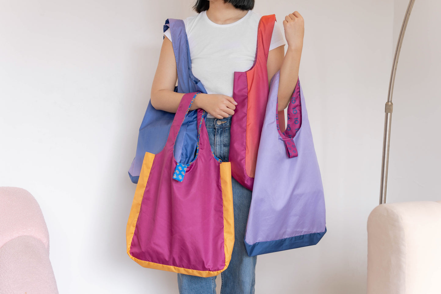 Funky Fuschia reusable eco bag
